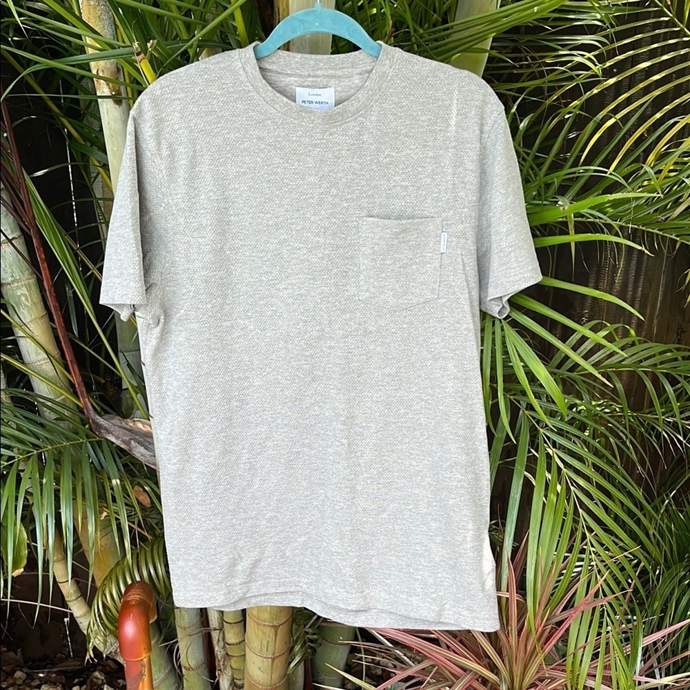 PETER WERTH LONDON Gray Men’s Tee size large